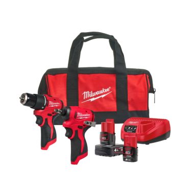Milwaukee BLPP2B-422B Akkukonesarja akkujen ja laturin kanssa