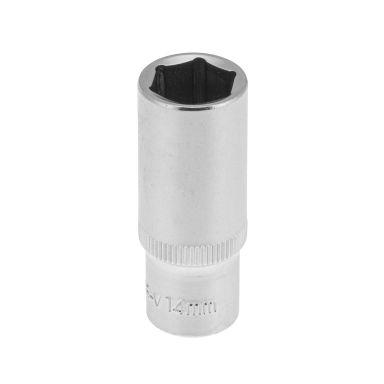 PELA 562172 Hylsa drivstorlek, 1/4&quot, 6-kant, lång