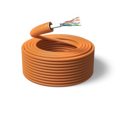 PM FLEX TELE Telekabel fördragen, 16 mm x 100 m, 4x2x0,5 mm²