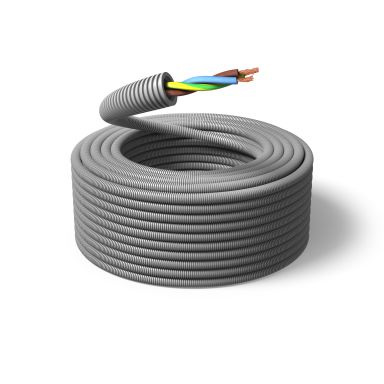 PM FLEX FQ Installasjonskabel forhåndslagt, 100 m, tvunnet