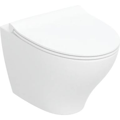 Ifö Spira Modern Toiletskål kantfri, Soft Close-sits