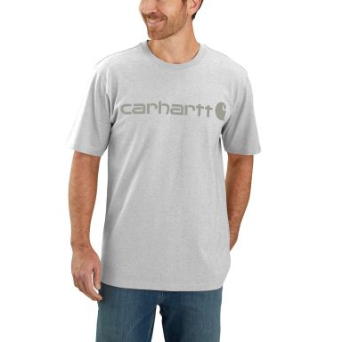 Carhartt Logo 103361 T-shirt heather grå