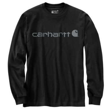 Carhartt Logo 104107 T-shirt svart, långärmad
