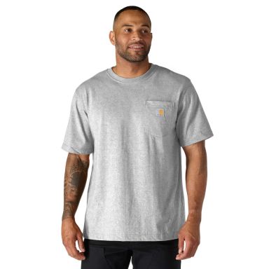Carhartt Pocket 103296 T-shirt heather grå