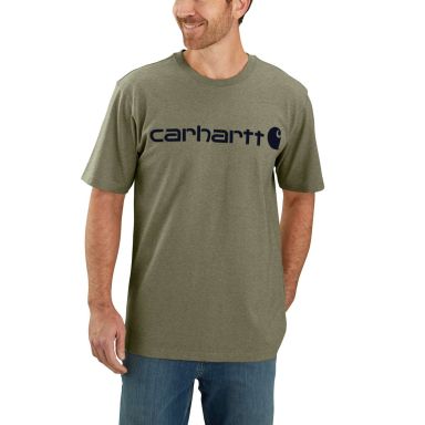 Carhartt Logo 103361 T-shirt olivgrön