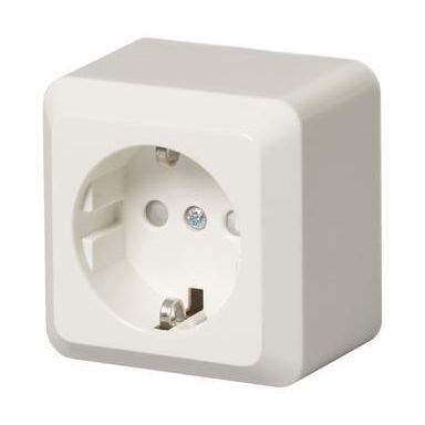 ABB 2TKA000660G1 Stikkontakt 1-veis, utenpåliggende, IP20