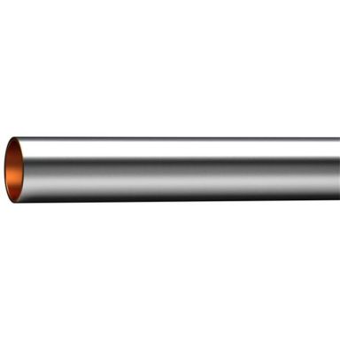 Cupori 120 Kobberrør forkrommet, halvhard, 18 x 1,0 mm, 2,75