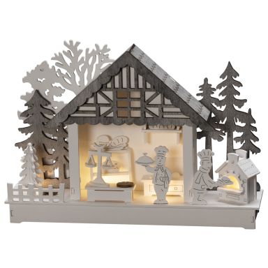 Konstsmide 3262-210 Siluetlampe hus, træ