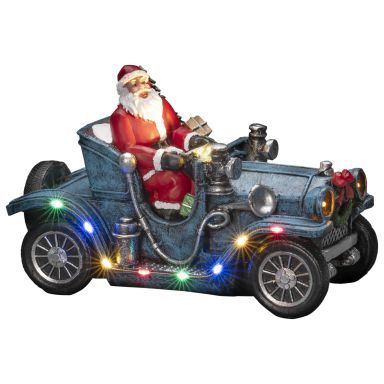 Konstsmide 4239-000 Valokoriste joulupukki autossa