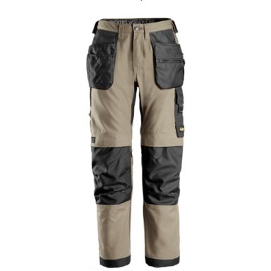 Snickers Workwear 6224 AllroundWork Arbetsbyxa khaki/svart