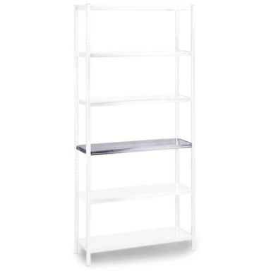 Raaco 136853 Stolpsats 1 m, galvaniserad, 4-pack