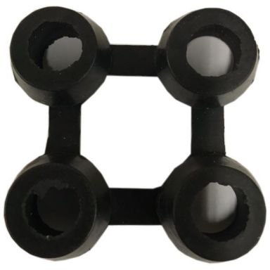 Duri 18020 Ring gummimåtte kobling, sort
