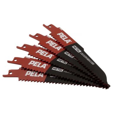 PELA 488380 Tigersågblad 150 mm, 6 TPI, 5-pack