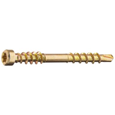 Grabber LTX35CH200 Listskrue med bits, gulkrom