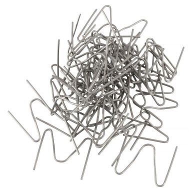 PELA 554166 Klammer till plastsvets, 0,6 mm, typ M, 50-pack