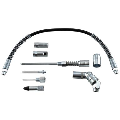 PELA 566547 Adaptersett til fettpresse, 8 deler