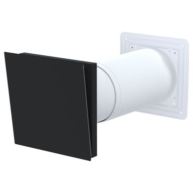 Fresh TL100DE T Seinäventtiili teleskooppikanava, Ø100 mm