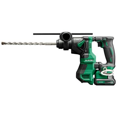 HiKOKI DH12DD Slagboremaskine med 4,0 Ah-batterier og opladere