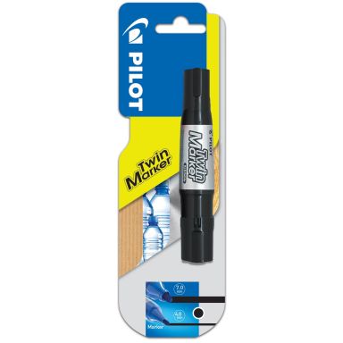 Pilot Twin Marker Jumbo Markør 4,8/7 mm, sort