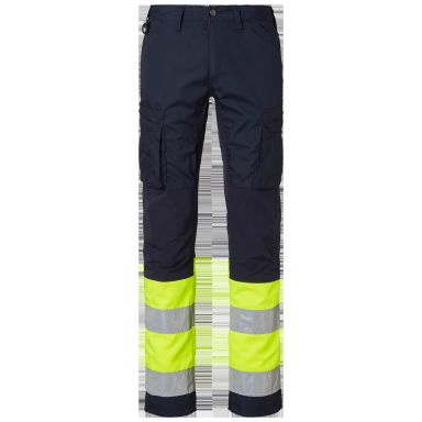 Top Swede 220 Arbetsbyxa varsel, marinblå/gul