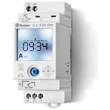 Finder 126182300000 Kellokytkin 16 A, 110…230 VAC/DC
