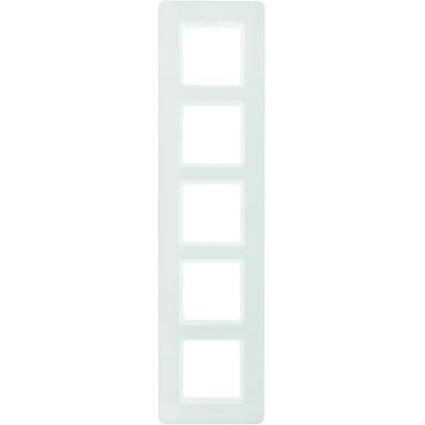 Hager 10156189 Täckram 5-fack, Q.7, plast