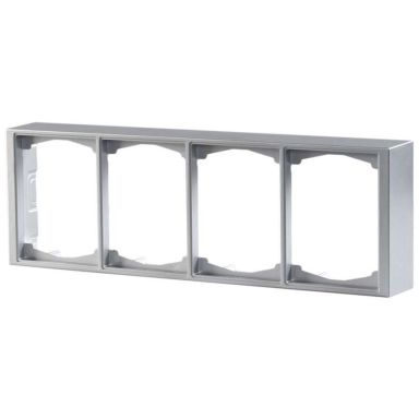 ABB Impressivo Förhöjningsram 2-vägs, aluminium