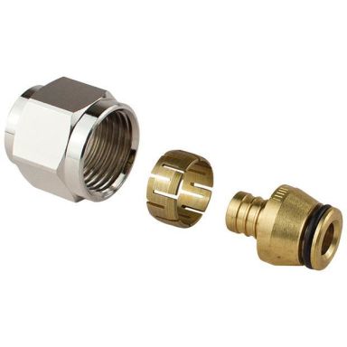 Uponor 1881321 Kopplingsset förkromad, G15