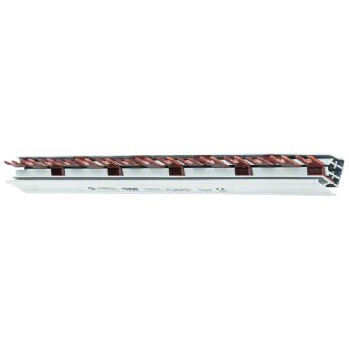 Hager KDN363L Faseskinne 3-polet, 10 mm², gaffel