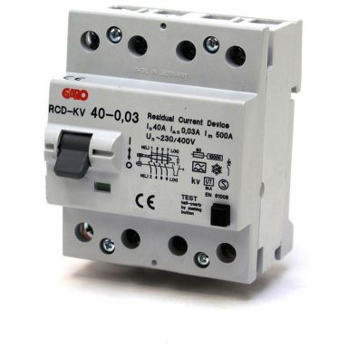 Garo RCD 4P 40A 30MA Jordfelsbrytare 4-pol, 40A, 30mA