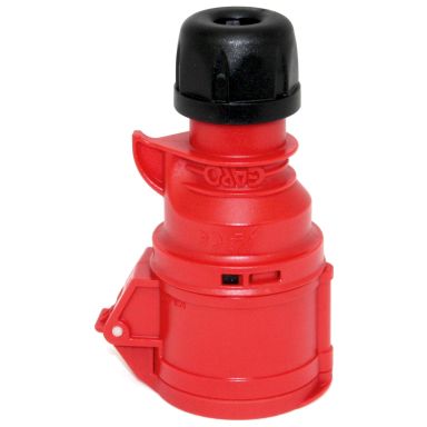 Garo S 432-3 S Skarvuttag IP44, 5-polig, 32A, låsdon
