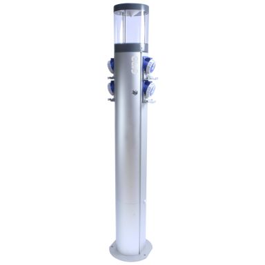 Garo 351919 Marinstolpe 4 x 1-fasuttag, 10 A