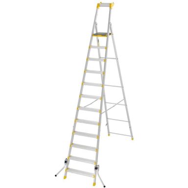 W.steps 55P Trappstege med certifierat aluminium, med stödben