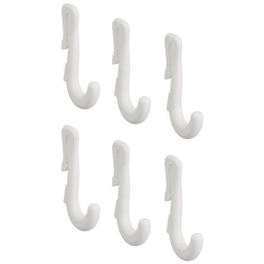 Elfa 474910 Krok U-formet, 6-pakk