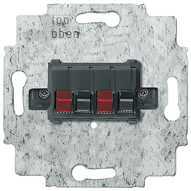 ABB 0248.00 Högtalaruttagsinsats stereo, max 10 mm²