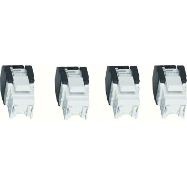 Hager TN003 Modulæruttak 4 x RJ45, kontakt