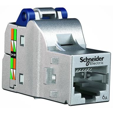 Schneider Electric S-One DPM Kat 6A STP Modulaarinen liitin Suojattu