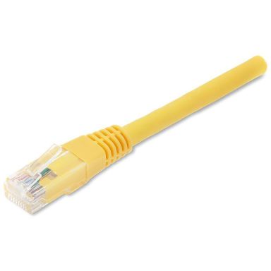 Eurolan 21D-U6-0EYLX Patch-kaapeli 2 x RJ45 UTP, ristikkäinen, keltainen