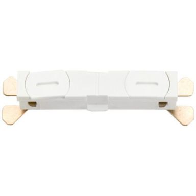 SG Armaturen 7400009 Skarv till ZIP-skena, rak, vit