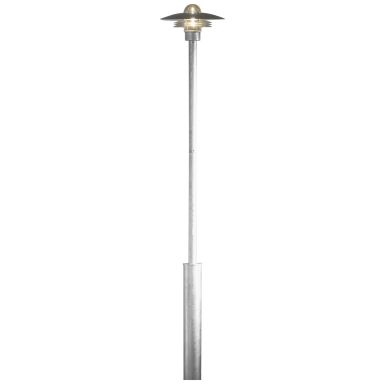 Konstsmide Modena Stolpelykt 225 cm, galvanisert