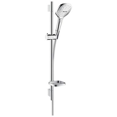 Hansgrohe Raindance Select E121 Dusjsett 120 mm, krom/hvit