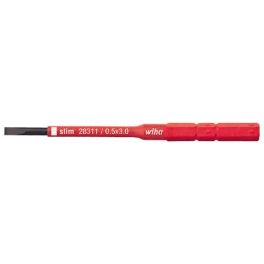 Wiha slimBit 34579 Ruuvauskärki ura, 75 mm, 1000 V