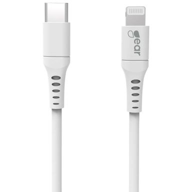 Gear 665103 Latauskaapeli USB-C - Lightning, 1 m, valkoinen