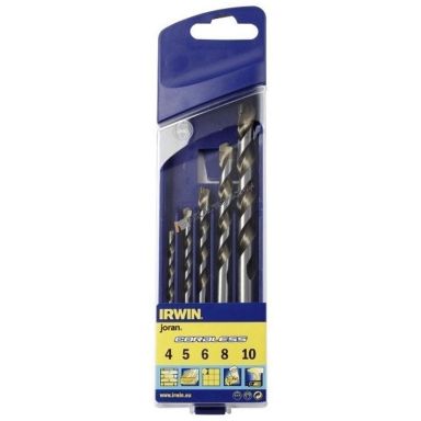Irwin CORDLESS 10501938 Poranteräsarja yleinen, 5 osaa, 4-10 mm