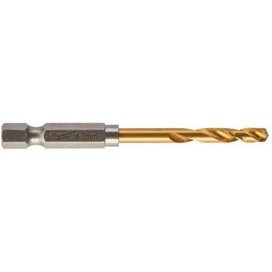 Milwaukee SHOCKWAVE Red Hex HSS-G TIN Metallbor 1-pakning