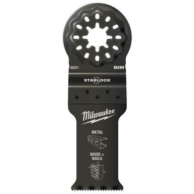 Milwaukee SL BIM WM28X47 Instickssågblad 28 x 47 mm, Starlock