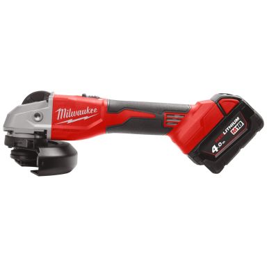 Milwaukee M18 BLSAG125X Vinkelslip Ø125 mm, med batterier och laddare