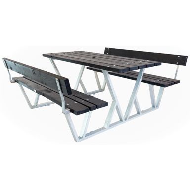 Eden Wood Nova EW 50917-8 Picknickbord med ryggstöd