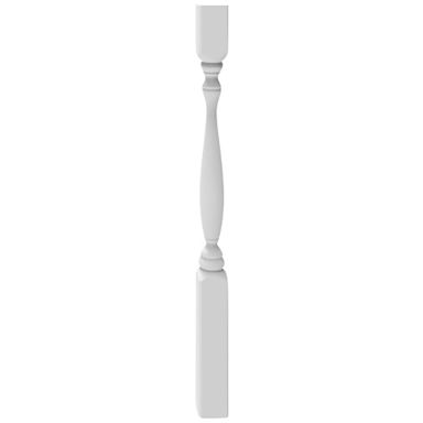 Jabo Arnö 26051 Räckespelare vit, 66x66x900 mm