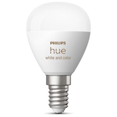 Philips Hue Huewca 929003573601 LED-lamppu 1 kpl, 470 lm, lämpimästä viileään valkoiseen ja värillinen, E14